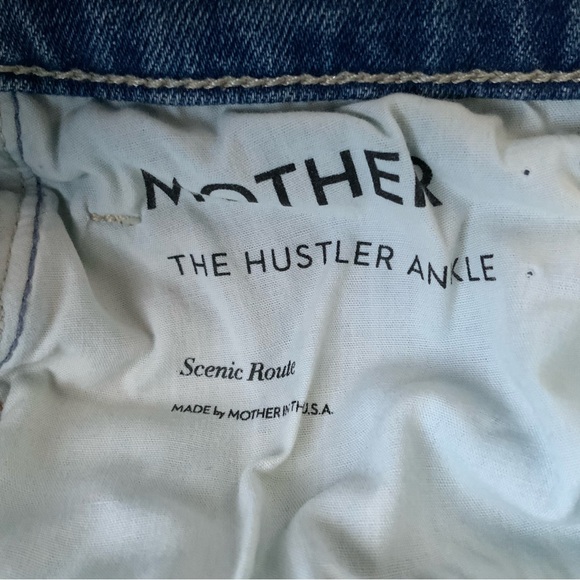 MOTHER Jeans Hustler Ankle Flare Blue Size 29 - Picture 12 of 13